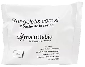 Pheromone Mouche de la Cerise - Traitement Mouche de la Cerise Jusqu’à 6 semaines - Naturel à Base de substances secrétées par Les Femelles – Compatibles avec piège à phéromones, 100% Efficace