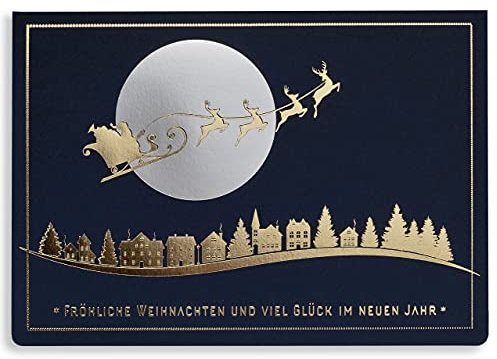 Weihnachtskarten mit Umschlägen und Einlagen – Set von 10 exclusiven Weihnachtskarten von Art Nuvo