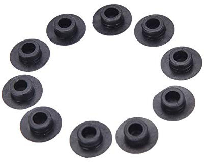 100Pcs M4/M5/M6/M8/M10 Schwarz Sechskant Bolt Schraube Mutter Sechskant-Abdeckkappe Schutz Befestigungen Schrauben Abdeckungen Caps M10