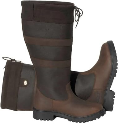 Rhinegold Women's 810w-5-brn Rhinegold Elite Brooklyn Boot Wide Leg, Brown, 5 UK
