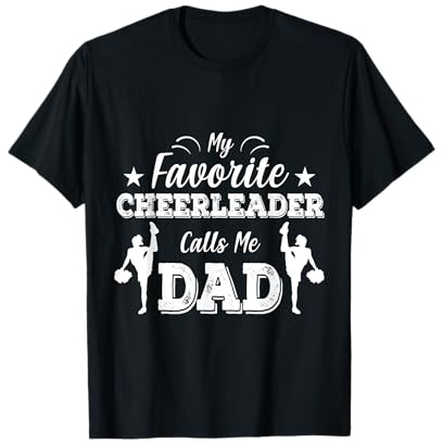 Meine Lieblings-Cheerleader nennt mich Papa Cheer Dad T-Shirt