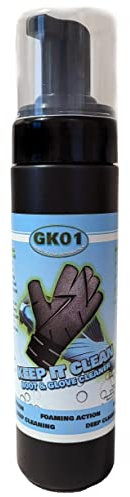 GK01 Keep it Clean Goalkeeper Glove & Football boot Cleaner Natural Deep Cleaning Foam 200ml