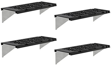 CANOPIA by Palram Regal Kunststoff Dunkelgrau für Gewächshaus 4 Stück