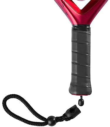 Wilson Dragonne pour Raquette de Padel, Solid Braid Zipcord, Interchangeable, Noir