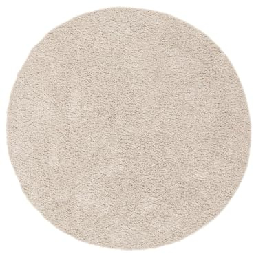 RugVista Comfy Kinderteppich, Ø 100 cm, Beige | Moderne, Rund, Niedriger Stapel, Nur chemische Reinigung, Oeko-Tex 100, Ohne gefährliche Chemikalien, Kinderzimmer