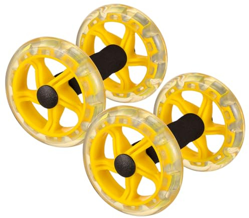 Toddmomy Ab Roller Wheel: Ab Wheel for Core Training, Exercise Abdominal Roller Hand Weights Dumbbell Fitness Exercise Device Home Gym Gear for Men/Women