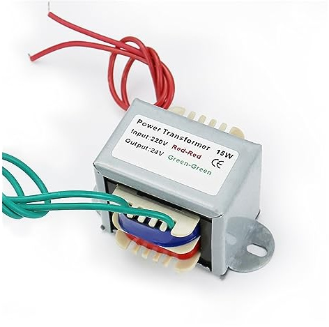 Transformador de Potencia Transformador de potencia doble/simple de 15W, voltaje de salida, entrada de núcleo de cobre completo, transformador de aislamiento de cobre de voltaje de 220V y 380V ( Color