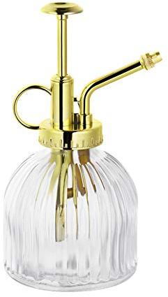 Bouteilles de pulvérisation d'eau de fleur en verre, brumisateurs de plantes vintage, petit pulvérisateur de plantes, arrosoir avec pompe supérieure for plantes en pot d'intérieur, terrariums, fleurs