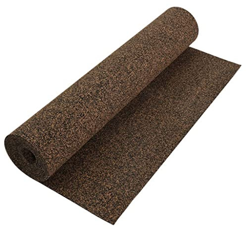 Homgoday Rotolo di Sughero in Gomma 100x1000 cm 2 mm, Mobili per Casa Interno Esterno Soggiorno Camera da Letto