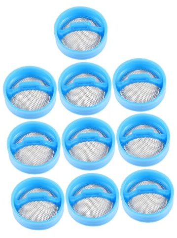 Homoyoyo Washing Machine Inlet Valve Filters Stainless Steel Water Inlet Strainer Screens 10pcs Reliable and Easy to Install for Household Washer Replacement