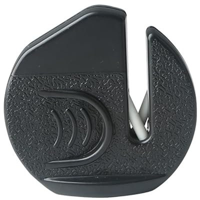 Kitchen Chef Knife and Scissors Sharpener for Straight and Serrated Knives Handheld Quick Sharpening Tool, Household Double-Sided Sharpener, Detachable Multi-Purpose Sharpening Stone(5.3 * 5.5 * 1cm)