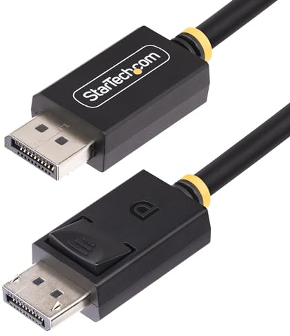 StarTech.com Câble DisplayPort 2.1 de 0,9 m, câble DisplayPort certifié VESA DP80 avec UHBR20/HDR/DSC 1.2a/HDCP 2.2, 16K/8K 60 Hz