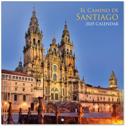 Kalender 2025 Wandkalender 2025 Grupo Erik Jakobsweg Kalender 2025 Familienplaner 30 x 30 cm 12 Monate Jahreskalender Familienkalender 2025