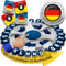 BLOOOK Wörter Sturm Spiel,Brettspiele,Wörterspiel Erwachsene Kinder,Gesellschaftsspiele,Spiel des Jahres,Familienspiel 2-8 Personen,Tabletop Spiele,Partyspiele (Blau Weiß)