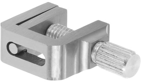 ERINGOGO Geigenreparaturklemme aus Aluminium Silber für Zargen und Bodenplatten 10mm Klemmspalt Präzise und Anwenderfreundlich für Geigenbauer