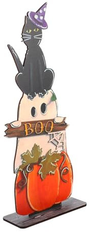 KOMBIUDA 1stück Kürbis Katze Dekoration Tür Ornament Für Halloween Kreative Wanddekoration Mit Festlichen Elementen Für Unvergessliche Und Halloween-feiern