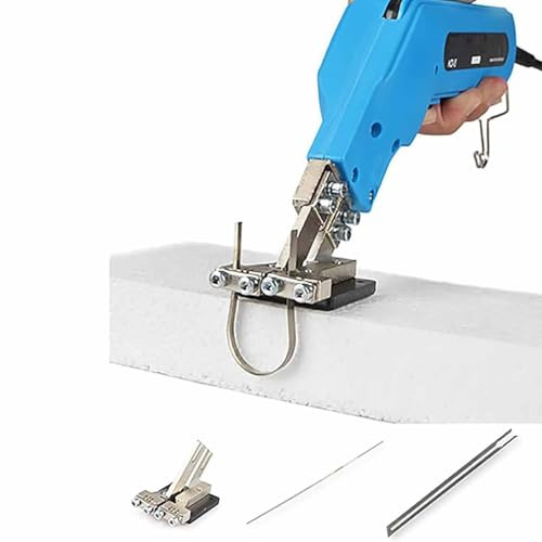150W Hot Knife Foam Cutter Tool ， Elektrisk uppvärmning Styrofoam Skärverktyg med litet slitsbräda ， 16-stegsjustering ， intervallanvändning 1/4min ， temperatur upp till 500 ℃ ， för skumsvamp canvas