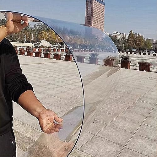 Transparente Polycarbonatplatte für Garten Gewächshaus Tür Markise Gartenhaus Dach Regen UV Schutz Wasserdicht Anpassbar mit Schrauben (0.6 * 1m)