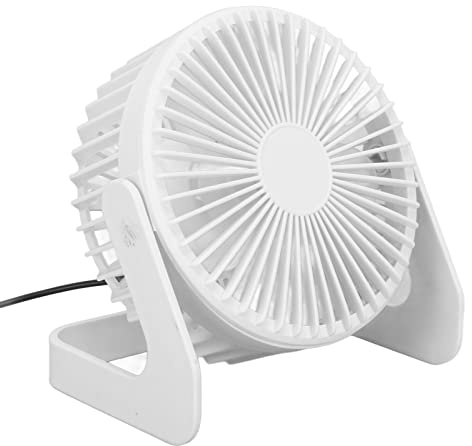 CHICIRIS Ventilador de Escritorio USB Portátil Operación Tranquila 360 Grados Mini Mesa de Ventilador Regulable para Viajes de Oficina Escritorio Pequeño