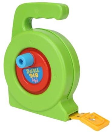 Jiuvaso Mètre Ruban Enfant Jouet Mesure Centimètres Flexible Outil Éducatif Léger Sécurisé Convient pour Découverte Nombres Jeux Créatifs Apprentissage à Dom, 1m