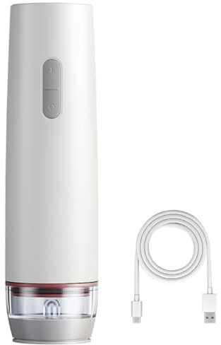 Olarisva - Vakuumiergerät + Waschbar Vakuumbeutel, Hand- Vakuumierer, 5 Sekunden Vakuumieren Ideal für Fleisch, Fisch, Gemüse, Käse (Host + 30 Bags)