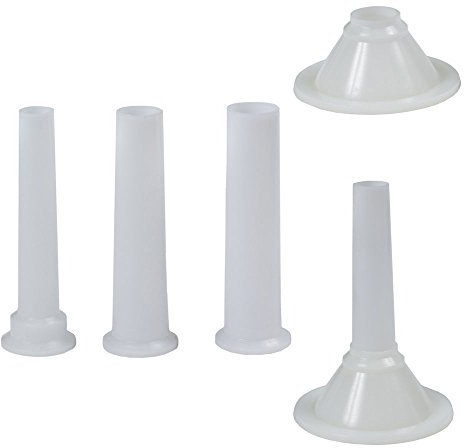 Juego Embudos Plastico Para Maquina Picar Carne Nº 5 (4 Piezas)