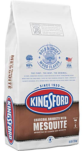 Kingsford Original Charcoal Briquettes with Mesquite, BBQ Charcoal for Grilling - 16 Pounds