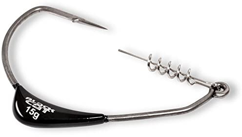#12/0 Black Cat Mega-Offset-Haken DG DG Coating 1Stück 15g