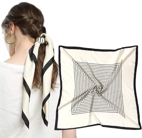 MEANBEAUTY kopftücher für damen Quadratische Tüche Schals halstuch 70cm