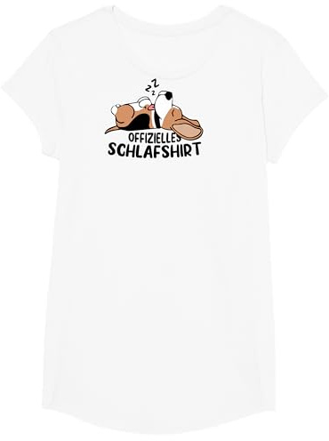 Schlafanzug Hund Beagle OFFIZIELLES Schlafshirt T-Shirt