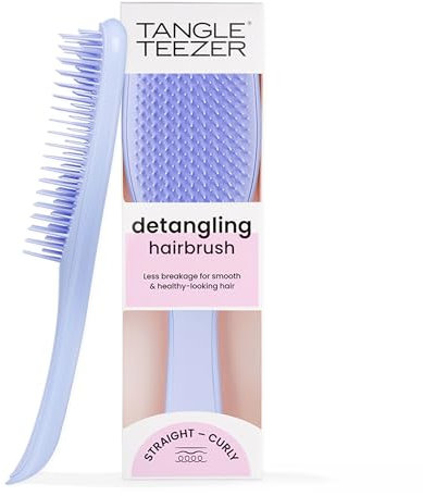 Tangle Teezer Wet Detangler cepillo de pelo antitirones y roturas - Peine para todo tipo de pelo, pelo mojado y seco, lila