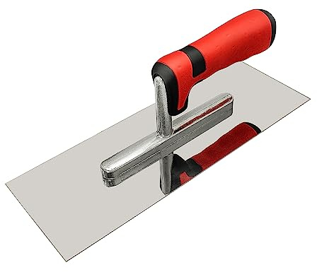 Stainless Steel Flat Finishing Trowel (11 x 4) Concrete Cement Drywall Plastering Tile Masonry Construction Hand Tools