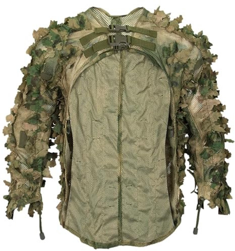 Traje de camuflaje Ghillie, traje de Ghillie 3D, traje de capa de camuflaje, ropa de caza de camuflaje del bosque, ropa de caza para fotografía de vida silvestre, cazadores y airsoft