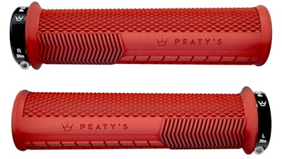 Peaty's Monarch Grips – Rennkontrolle, langlebig, ergonomische Fingerstangen, Komfort-Daumenpolster, ganztägiges Reiten, Allwetter & Gelände, MTB Enduro Downhill E-Bike