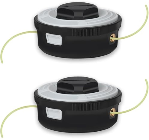 JRISBO Autocut C 3-2 Mähkopf für STIHL FSA 57, FSE 52 Motorsense, Autocut C3-2 Trimmerkopf kompatibel mit Stihl FSA57 Akku-Motorsense und FSE52 Elektro-Motorsense Fadenspule (2-Pack)