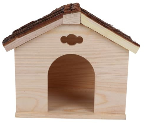 Supvox 1stück - Für Meerschweinchen Und Chinchillas Squirrel Hideout Schlafen Und Leicht Zu Reinigen Für Kleine Tiere Braun Khaki