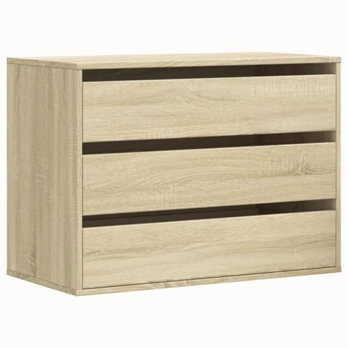 vidaXL Ladekast 80x41x58 cm bewerkt hout sonoma eikenkleurig