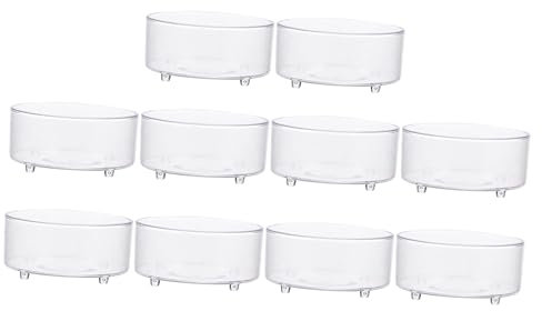 BUGUUYO 10stücke Reptil Wassernapf Für Eidechsen Und Kleintiere Multifunktionaler Futternapf Zum Aufbewahren Von Futter Oder Wasser Rutschfester Reptiliennapf Für Haushalt