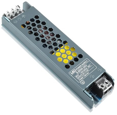 EPLZON 24 V DC 60 W LED Alimentación 2,5A Transformer de Voltaje Constante para Tira Led, Neón o Neón o Luces LED de Baja Tensión