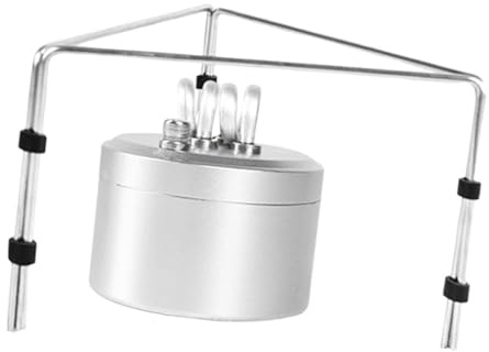 Zxpjkyu Mini Réchaud à Alcool pour Randonnée, Four à Alcool, Batterie de Cuisine Portable Efficace pour, Barbecue Intérieur et Extérieur, Restau, avec Support