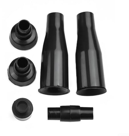 Juego de boquillas de fuente de jardín, cabezales rociadores de plástico negro, con tubos de extensión, accesorios de pulverización de múltiples patrones, para estanque, piscina, pecera, acuario
