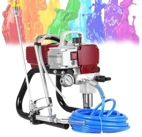 YXINHONGYUE Macchina spruzzatrice di Vernice elettrica da 3600 W, con prolunga da 50 cm, Vernici al Lattice a Base d'Acqua, Barra spruzzatrice airless, Alta Pressione, Adatta alla Pittura murale.