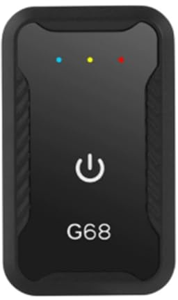 Ujjdwiurgh G68 Mini traqueur GPS 4G en temps réel avec fonction anti-perte Application mobile compatible USB de type C Chargement idéal pour les enfants et les personnes âgées