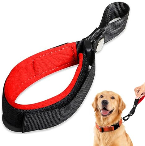 Retractable Dog Leash Wrist Strap, Hands Free Anti-Dislodging Short Dog Lead, Adjustable Wristband Walking Leash for Outdoor Walking & Dog Training