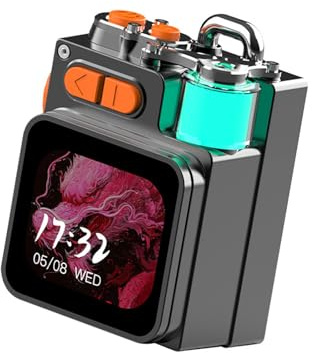 SHOOYIO Casa Altoparlanti intelligenti con touch screen LED Altoparlanti intelligenti multiuso per intrattenimento e allarmi con microfoni