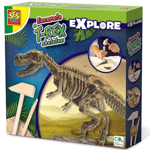 SES Creative 25028 - T-Rex ausgraben Explore, Spiel, 44