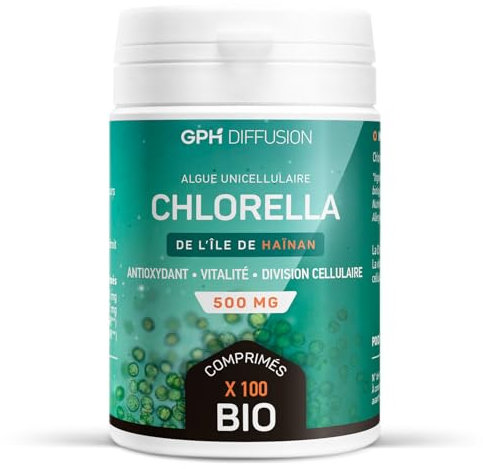 Chlorella Bio - 500 mg - 100 comprimés
