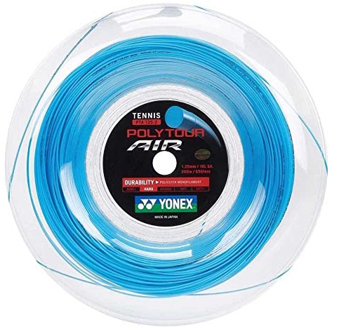 YONEX Polytour Air 125 Tennis String Reel Sky Blue