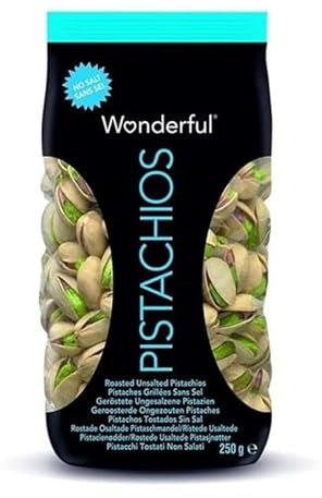 Wonderful Pistacchi Tostati Non Salati, 250g