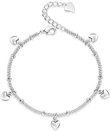 1 Pcs armband frauen Silber 925 Mode Tassel Herz Persönliche Einfache Charm-Armbänder Armreif Geburtstage Geschenke für Frauen Mama Tochter